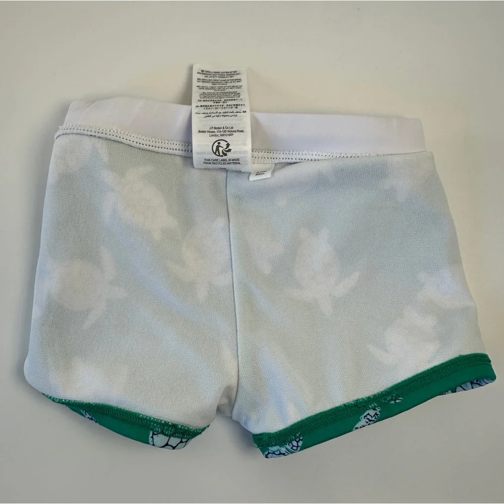 Baby Boden Swim Trunks Shorts‎ Shorties Sea Turtles 6-12m 80cm